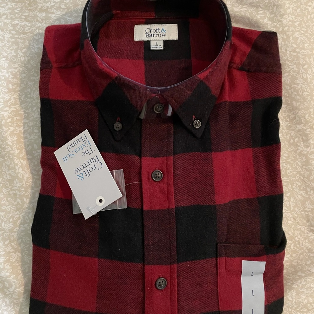 Croft and Barrow flannel long sleeve